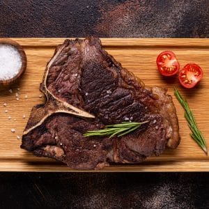 Porterhouse T-bone steak